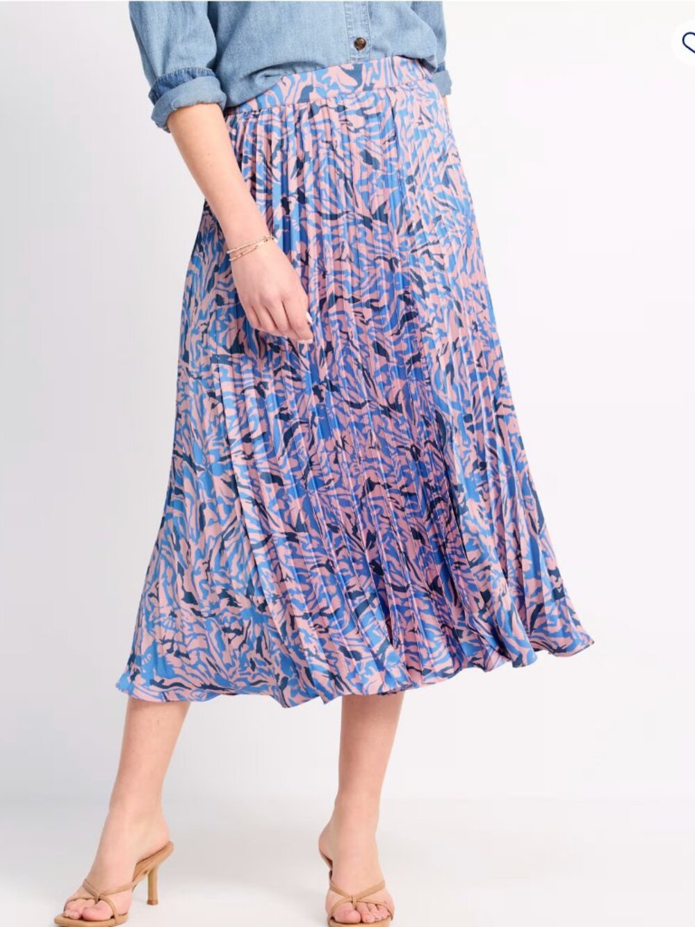 Skies are Blue Giada Pleated Skirt - XL